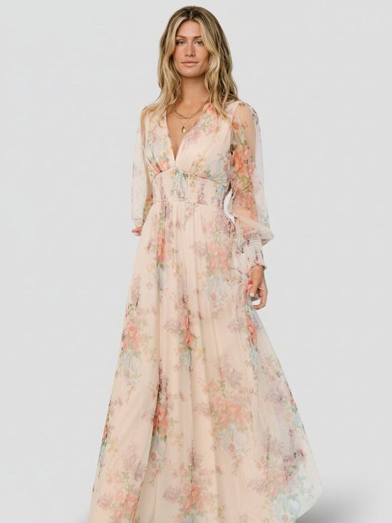 Baltic Born Dresses & Skirts - Baltic Born Layla Tulle Maxi Dress | Romantic Floral Size XLXL